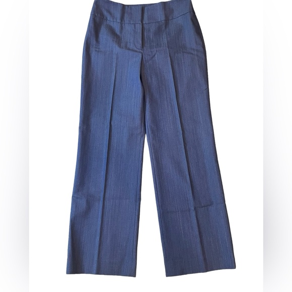ANTONIO MELANI Pants - Antonio Melani Wide Leg Wide Waist Band Flat Front Dress Pants Blue Size 10
